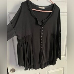 We the free Gemini cardi cardigan Henley